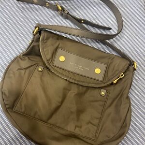 Marc by Marc Jacobs Tan and Gold Crossbody Bag